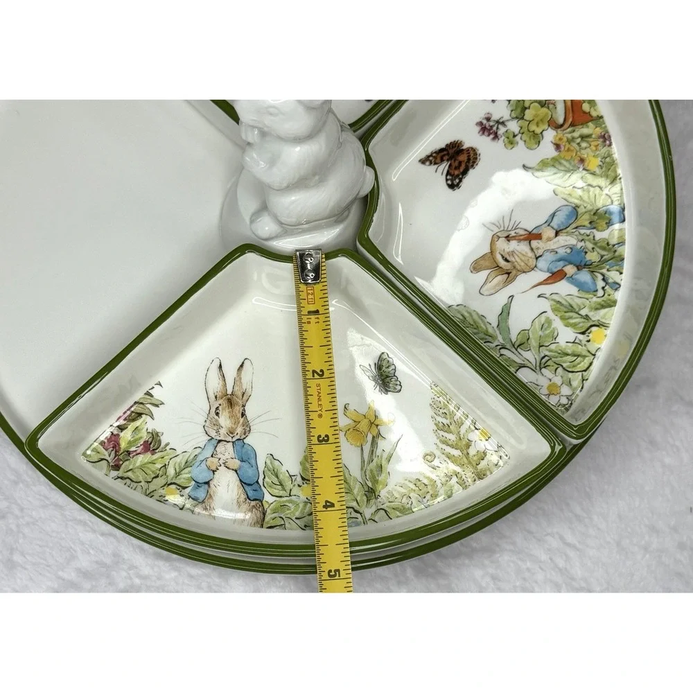 Pottery Barn Beatrix Potter Peter Rabbit Lazy Susan w/ Trays *Read Descrip*
